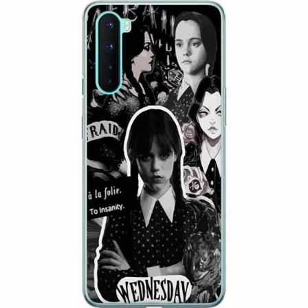 Oneplus Nord Genomskinligt Skal Wednesday Addams