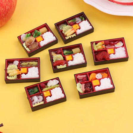 1:12 Dollhouse Fast Box ris sake Kitchen Decor Toy