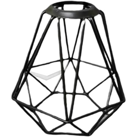 Metallskjerm Lysekrone Lampedeksel Erstatningspære Lampedeksel Beskyttelsesgitter for Kjøkken Restaurant Gårdshus Tesalong Innredning