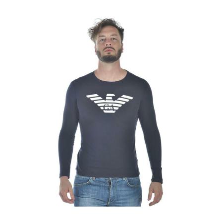 Emporio Armani, Sweatshirt Blauw, Heren, Maat:M