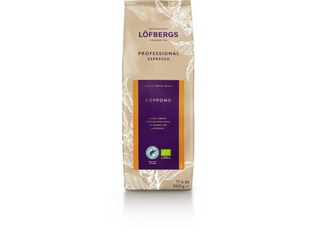 LÖFBERGS Kaffe Professional Coppomo Espresso Bönor 500g - Lyreco - Kök och servering - Kaffe och te - Hela Bönor