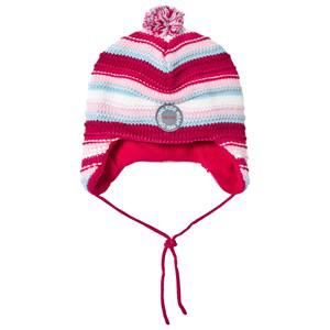 Reima Pink Striped Kumpu Beanie 46 cm - Headwear - 46 cm - Purple