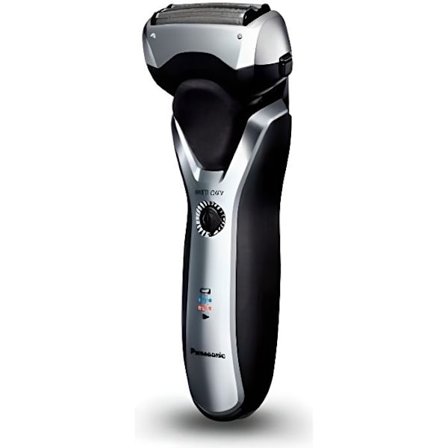 Panasonic 500-serien ES-RT37 personlig barbermaskine, våd og tør, 3 blade, 54 min. batterilevetid, 1 time opladning, buede folier, 30° knive, sort