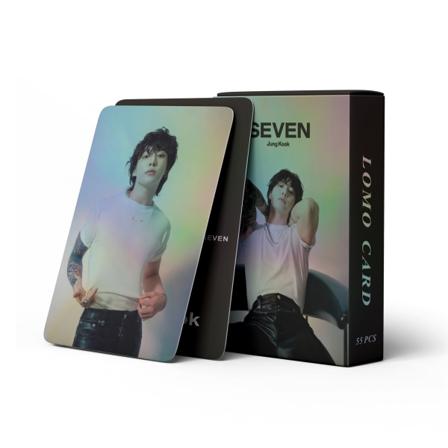 55 kpl Bangtan Boys V JungKook -valokuvia BTS JungKook Lomo -kortit BTS JungKook Solo Layover faneille