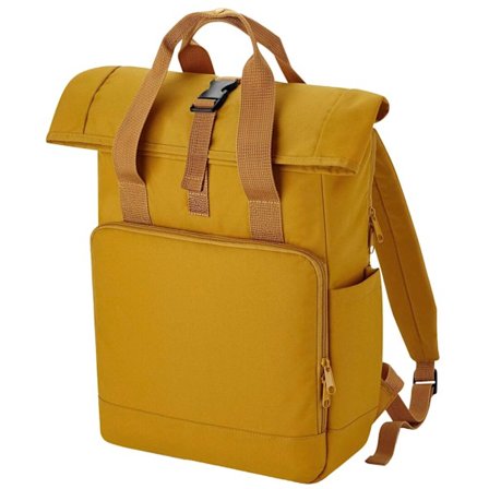 Bagbase Roll Top Twin Handle Laptop Bag One Size Senapsgul