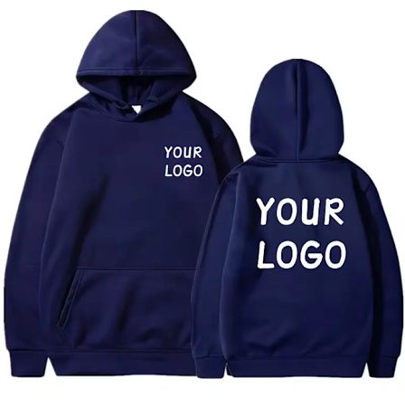 Gör-det-själv Anpassa Din Varumärkes LOGO Män Kvinnor Casual Hoodie Topp Enfärgad Pullover Street Personlighet Sweatshirt Anpassade Gåvor