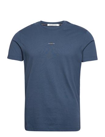 Micro Monologo Tee T-shirts Short-sleeved Sininen Calvin Klein Jeans