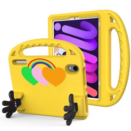 iPad mini 2024 / mini 6 Skal - Love Small Palm Holder EVA Tablet Fodral