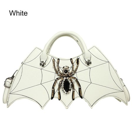 Halloween Crossbody Bag Topp Håndtak Veske HVIT