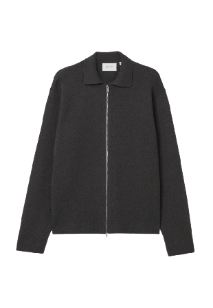 SANDÖ Cardigan med dubbelzip NICO Tröjor Brun L