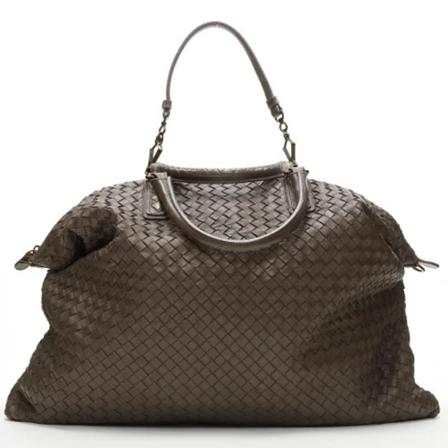 Bottega Veneta Vintage Pre-owned Leather handTass , Bruin , Dames , Maat: ONE Size Vintage Tassen
