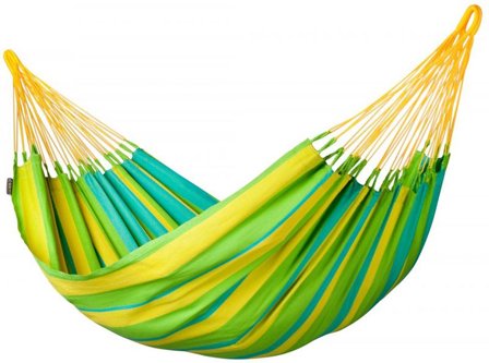La Siesta Hengekøye Sonrisa Singel Lime HamacTex værbestandig