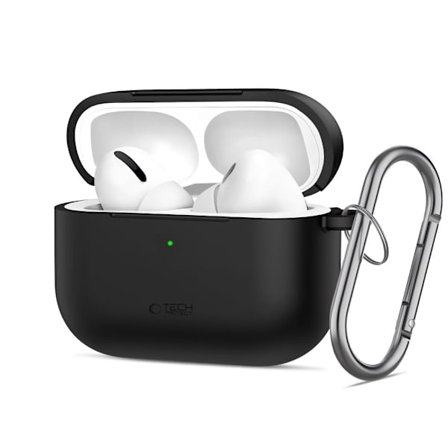 Tech-Protect AirPods Pro 3 Skal Silikon Hook Svart