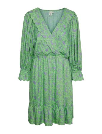 Yasstelli 3/4 Dress S. Dresses Shirt Dresses Grønn YAS*Betinget Tilbud