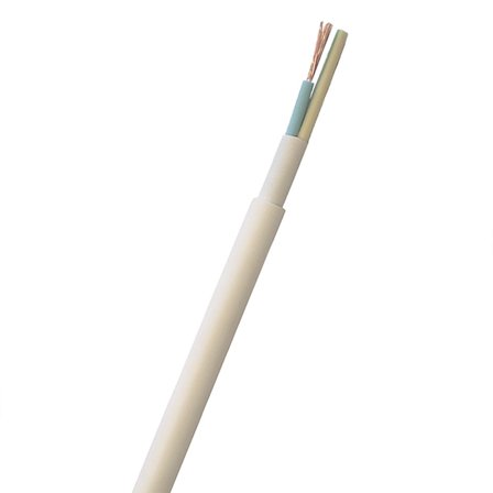 Nexans FQQ Installasjonskabel 7G 1,5 mm², lederområde, hvit 1 m, kappet, Stikkontakter & kabler