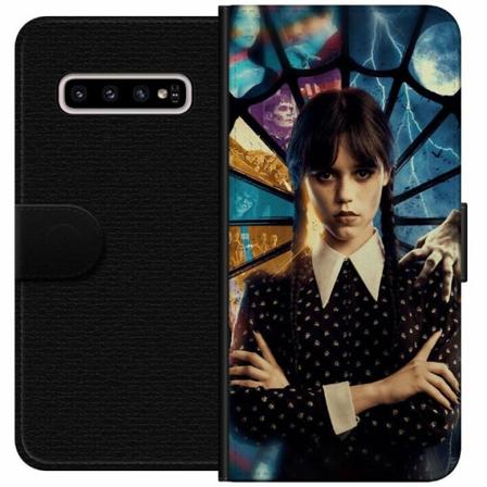 Samsung Galaxy S10+ Plånboksfodral Wednesday Addams
