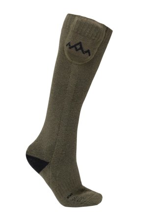 Heat Experience Heated Everyday Socks w.batteries V2 Olive Green