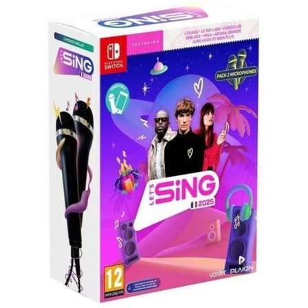 【14 år】Let's Sing 2025 + 2 mikrofoner - Nintendo Switch-spill