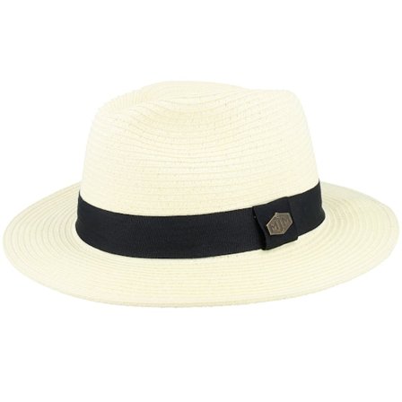 MJM Hats - Wit straw Hoed - Felix Toyo 71 Natural Panama Straw Hat @ Hatstore