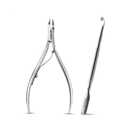 Negle kutikula Nipper Manikyr Saks Rustfritt stål pinsett klipper død hud fjerner saks