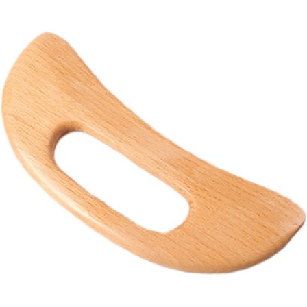 Træmassageværktøj til lymfedrænage med spatel, 19*8,5cm