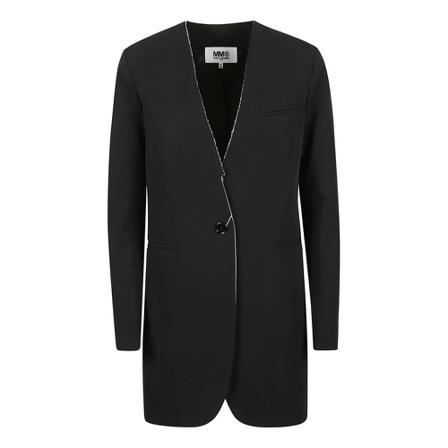 MM6 Maison Margiela, Jacket Czarny, Kobieta, Rozmiar: S