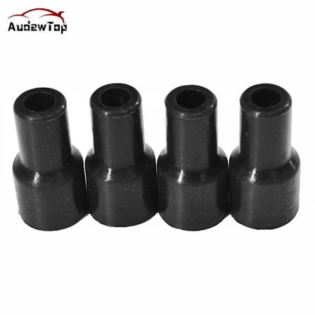 4 stk. Spoler Tennplugger Hettekontakt Tennspoler Pluggtuppdeksel Gummi 90919-11009 For Toyota YARIS VIOS CAMRY Biltilbehør