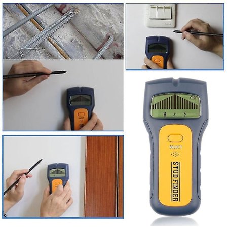 Professionel 3 i 1 Stud Finder Metal Trædetektorer
