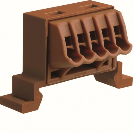 Hager VZ456P Fasesplint for DIN-skinne, QuickConnect, 10-pakning, Elfordeling & strømforsyning