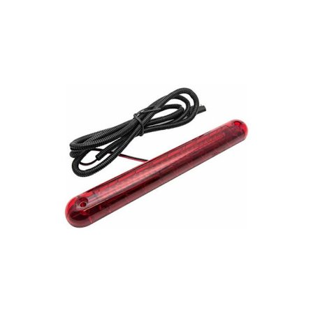 3:e bromsljus Bakbromsljus 24 LED 12 V, hög installation, röd