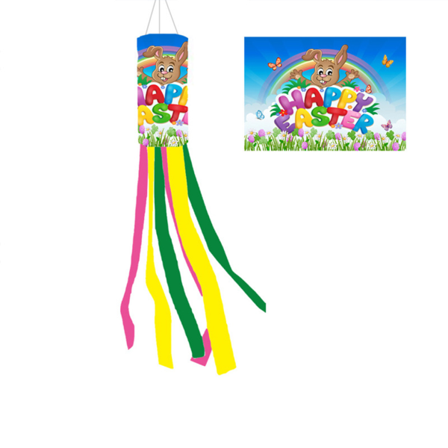 Påsk Windsock Party Pryda Scen Layout Hänge Holiday