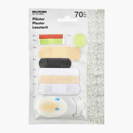 Plåster familjepack 70 st.