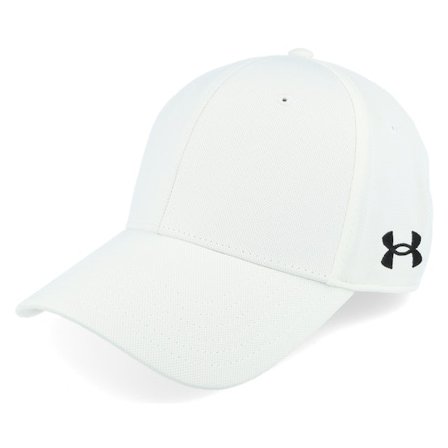 Under Armour - White flexfit Czapka Z Daszkiem - Team Blitzing White Flexfit @ Hatstore