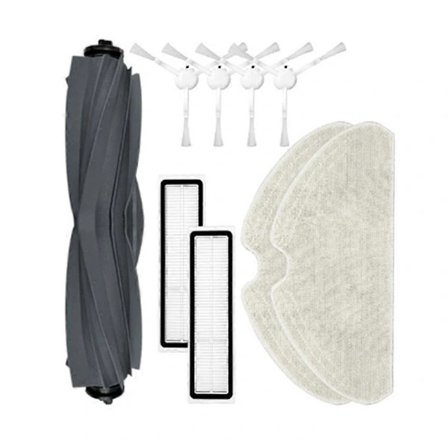 Tillbehör för Bot D10s Robotdammsugare Rulle Huvudsida Borste Hepa Filter Mopp Pad Reservdelar Som Visas