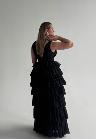 Bubbleroom Occasion - Tulle Frill Gown - 34