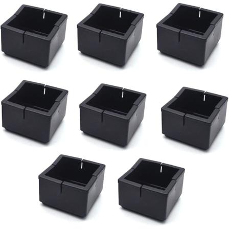 Set Med 8 Möbelkuddar I Svart Silikon