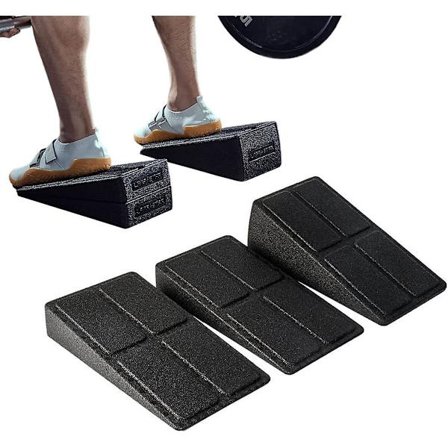 Knebøy Kile Blokk Justerbar Sklisikker Knebøy Rampe Markløft Kile Leggstrekker Skråbrett Styrke For Knebøy Og Markløft [DB]