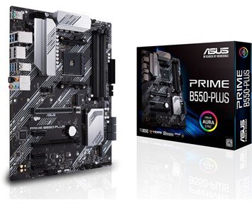 ASUS PRIME B550-PLUS - Fyndvara - PRIME B550-PLUS moderkort för 3:e Gen. AMD Ryzen