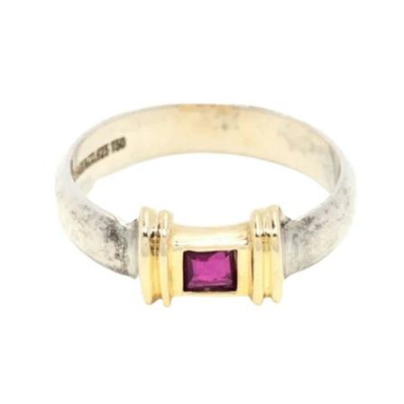 Tiffany & Co. Pre-owned Pre-owned Sølv ringe Gul, Dame Vintage Smykker, Størrelse: ONE Size
