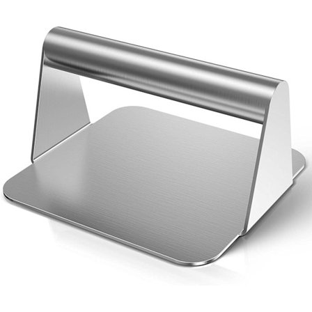 Silver - 304 Rostfritt Stål Hamburgerpress, Hamburgerpress, 5