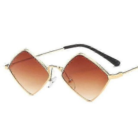 Solglasögon för kvinnor Metall Romb Solglasögon Flerfärgad Valfri