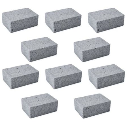 10 stk. Grill Rengøring Mursten, Rust Affedtningsmiddel Komfur Børste, Køkken Picnic Rengøringsværktøj