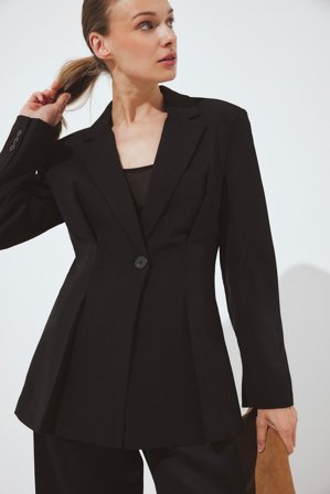 NA-KD Blazer cintré - Blazer ajusté - Noir - EU 40