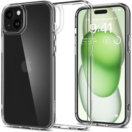 Spigen Ultra Hybrid iPhone 15 Plus-fodral - Klar