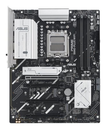 ASUS PRIME B840-PLUS WIFI Hovedkort AM5, ATX, B840, DDR5, 1x PCIe 4.0, 3x M.2