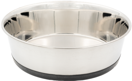 Hundra Stainless Steel Bowl With Silicone Base 4,5 L - Mat- & Vattenskålar