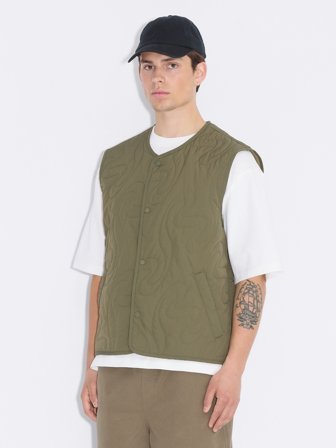 Holzweiler Light Padded Vest - Green - Men's - L
