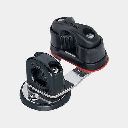 Harken Standard Cam Base - Swivel, Bullseye, 365 Carbo-Cam i svart komposit och rostfritt stål för segelbåtar