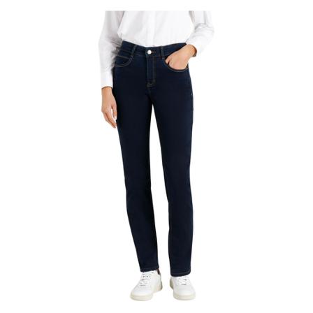 MAC Straight Broek , Zwart , Heren , Maat: W44 L34