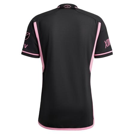 2023 2024 inter miamiS fotbollströja 23 24 ESSI 10# Pink Black Jersey uniformer beckham hemma borta barn Kit en's Fotbollströjor away/player version M